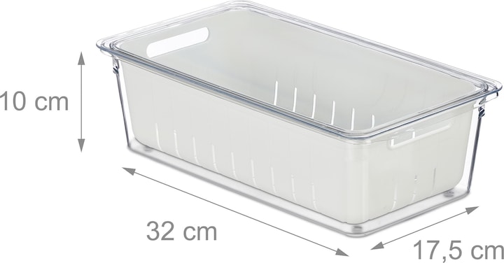 Actual product image Relaxdays fridge organiser
