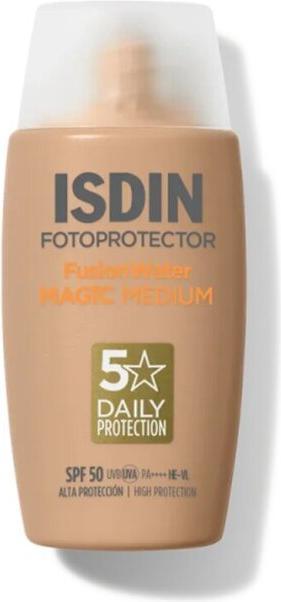 Actual product image Isdin Fusion Water Magic (Sun cream face, SPF 50, 50 ml)