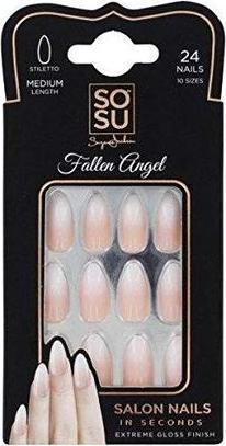 Sosu Cosmetics - Artificial nails Fallen Angel (Salon Nails) 24 pcs
