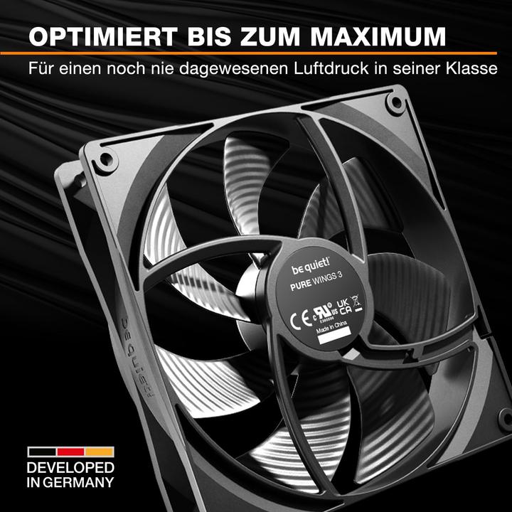 Produktbild be quiet! PURE WINGS 3 140mm PWM 3-Pack (140 mm, 3 x)