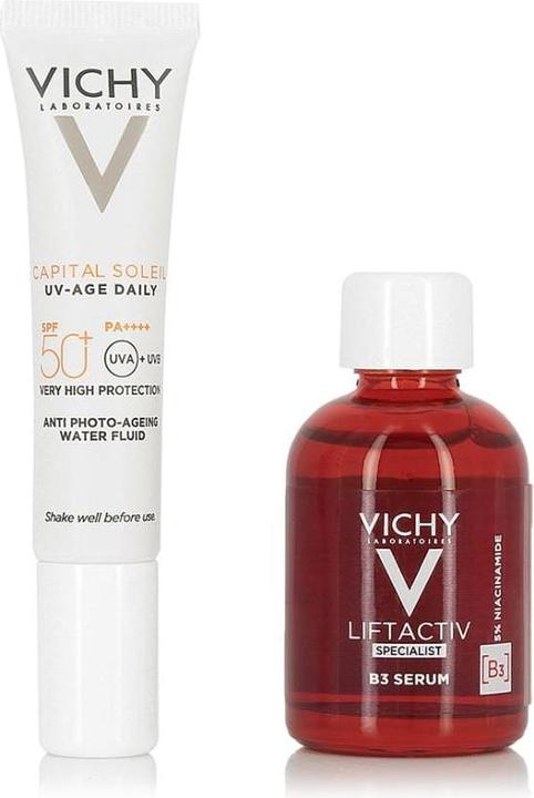 Actual product image Vichy Liftactiv B3 Specialist Anti-Aging Serum and Sun Protection Fluid SPF50 - 30 ml and 15 ml (30 ml)