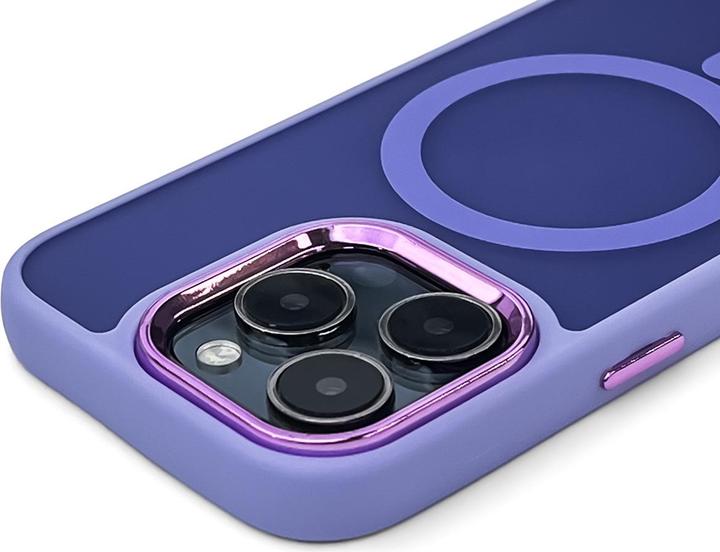 Actual product image Wozinsky Fashion Case with MagSafe for Samsung Galaxy S24 FE - Purple (Samsung Galaxy S24 FE)