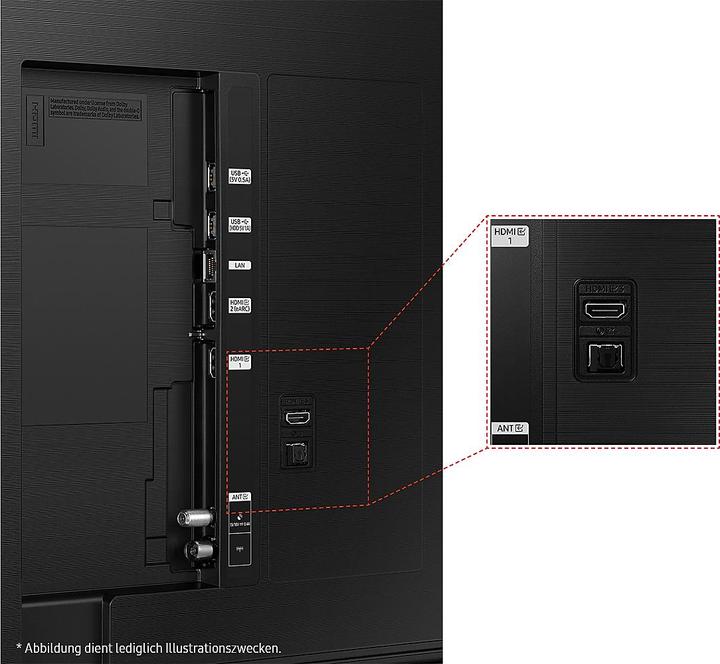 Actual product image Samsung GQ85Q60CAU (85", Q60C, QLED, 4K, 2023)