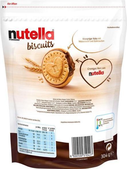 Produktbild Nutella Biscuits (1 Stk., 193 g)