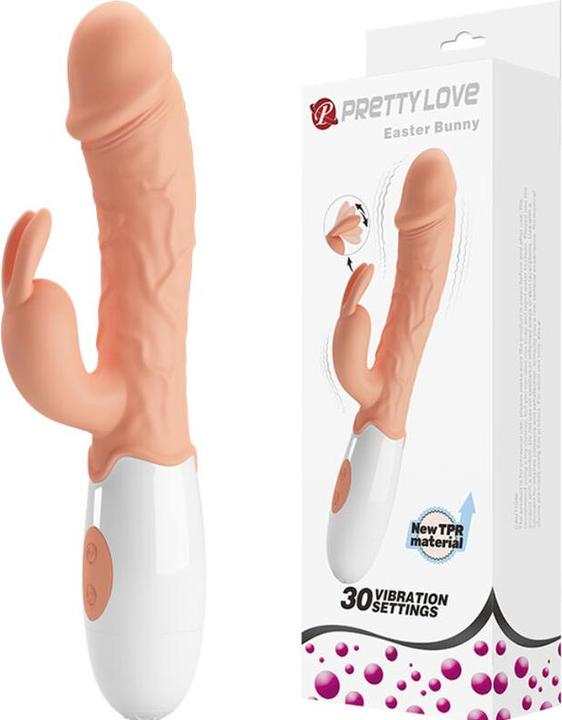 Actual product image Pretty Love Easter Bunny Vibrator With Stimulator