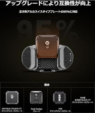 Immagine prodotto Pgytech Supporto per telecamera Beetle Clip V2 (senza piastra)