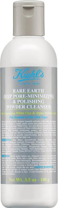 Kiehl's Kiehl Ìs - Rare Earth Deep Pore Minimizing & Polishing (Poudre nettoyante) 100 g (Lingettes nettoyantes pour le visage)