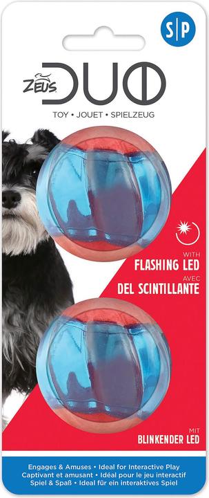 Produktbild Zeus Duo Ball LED 2 StkS 5cm (Ballspielzeug Hund)