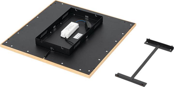 Actual product image Lucande Joren LED ceiling light angular wood 52cm (2000 lm)