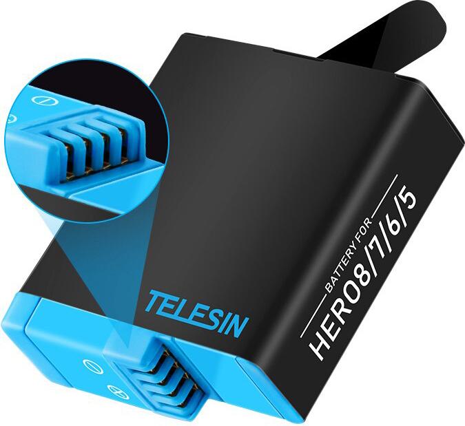 Telesin GP-BTR-801 (GoPro Hero 8, GoPro Hero6 Noir, GoPro Hero 5, GoPro Hero 7)