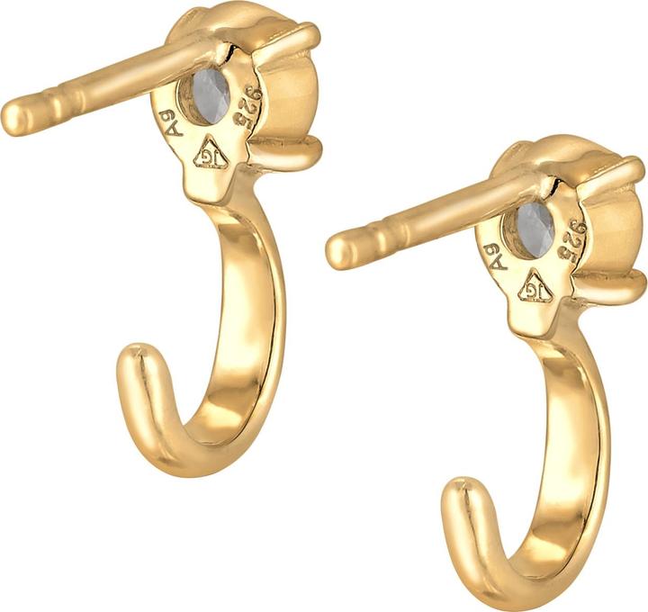 Immagine prodotto Elli Orecchini Creoli Zirconia Argento 925 (Zirconia, Argento 925)