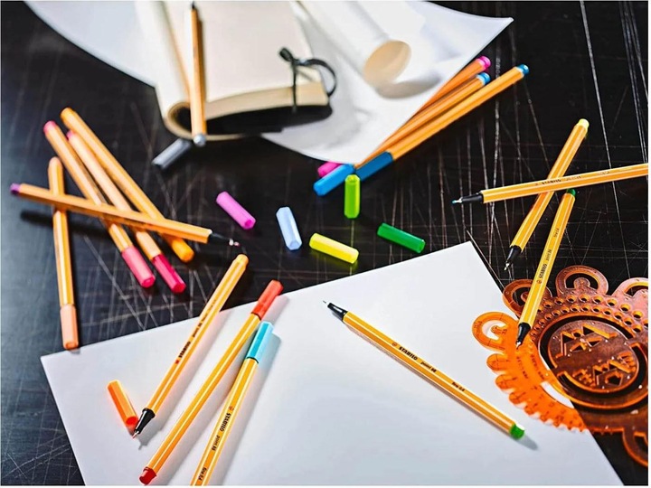 Produktbild STABILO Fasermaler Pen (Mehrfarbig, 24 x)