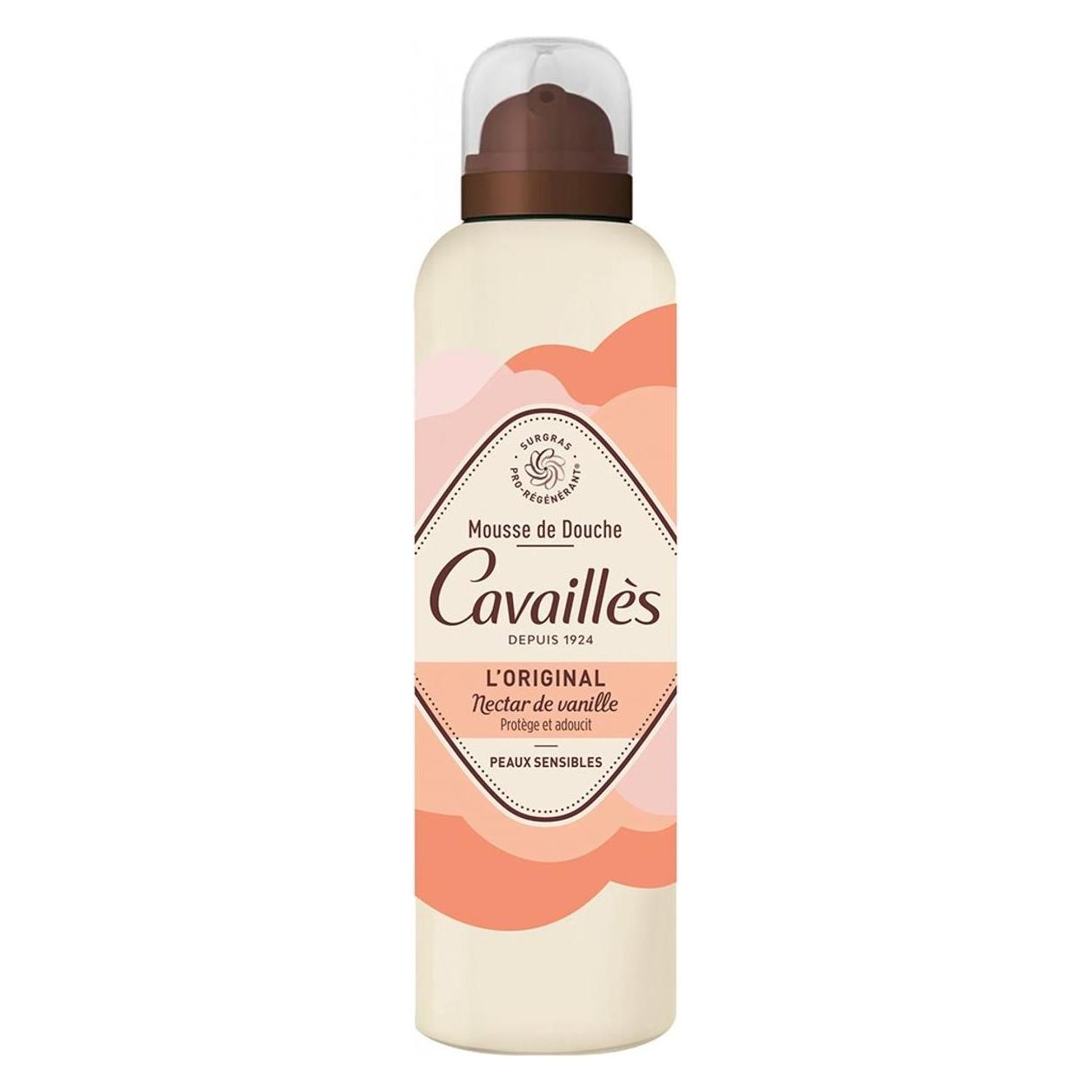 Roge Cavailles, Douchegel, Cavailles Daily - Vanilla Nectar Shower Foam - Sensitive Skin 200ml (200 ml)