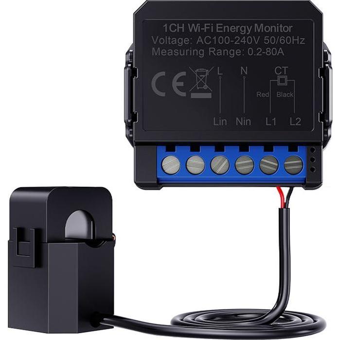 Avatto, Misuratore energia, bi-directional energy meter ZWPM16-1