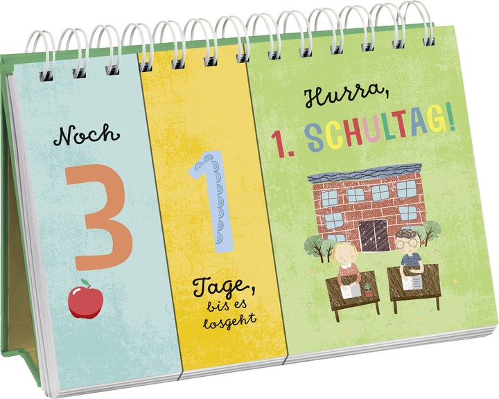 Produktbild Mein Schulstart- und Ferien-Countdown (Harter Einband, Deutsch)