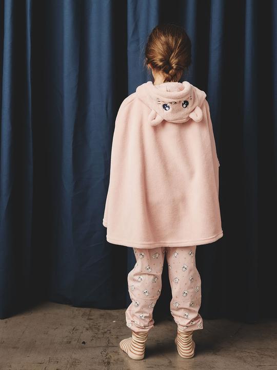 Actual product image Vertbaudet Mädchen Schlafanzug-Set: Cape mit Katzenohren, Shirt & Hose KATZE (128)