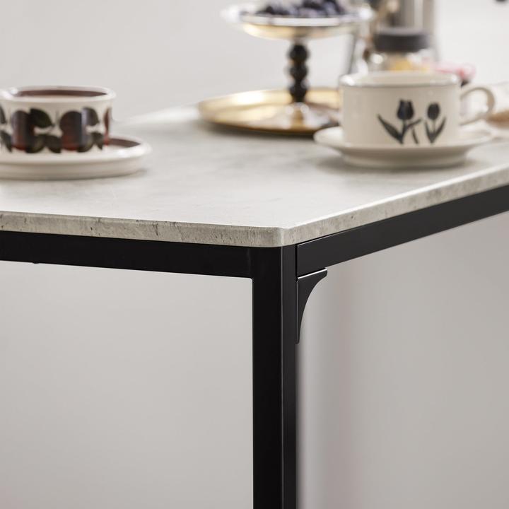 Image du produit SoBuy Table de bar avec 2 tabourets (89 x 45 x 87 cm)