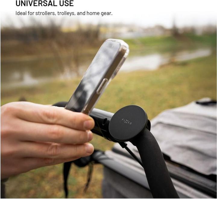 Actual product image Fixed Fitness mobile phone holder MagGrip Active with MagSafe holder black