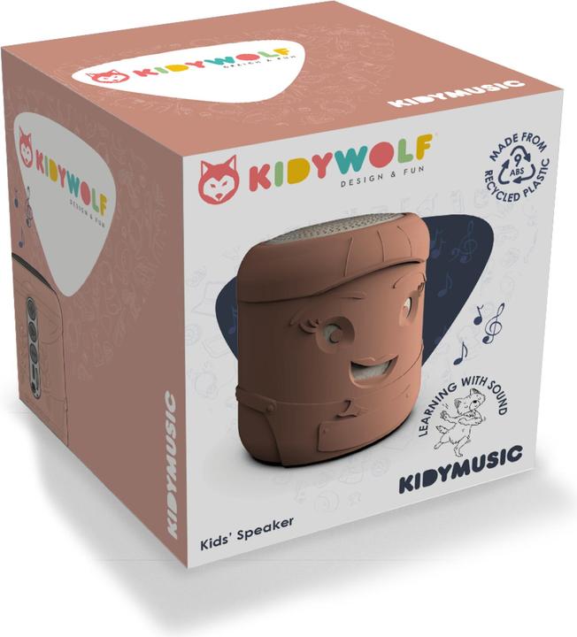 Actual product image Kidywolf Bluetooth Lautsprecher apricot