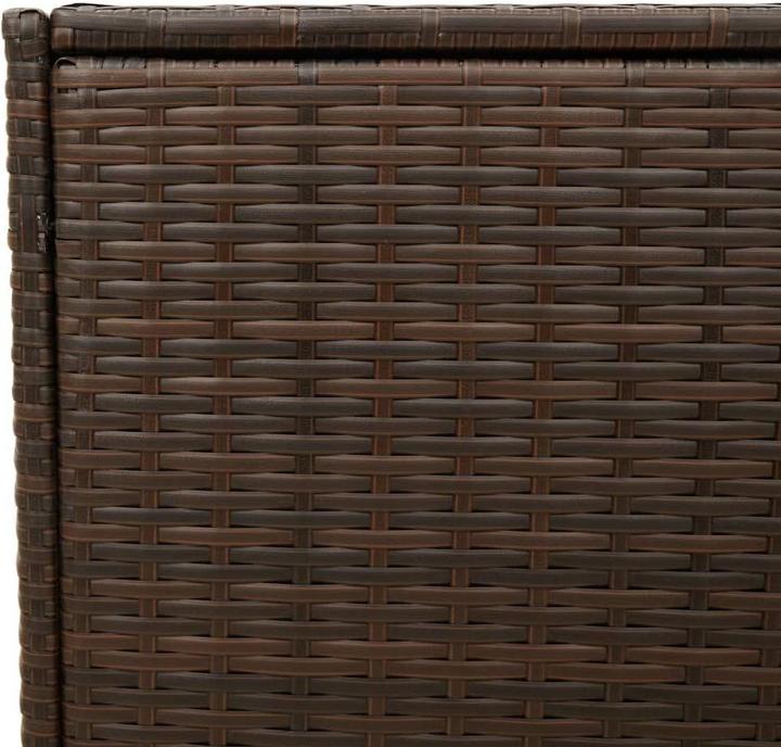 Actual product image vidaXL Gartentruhe mit Rollen 283L