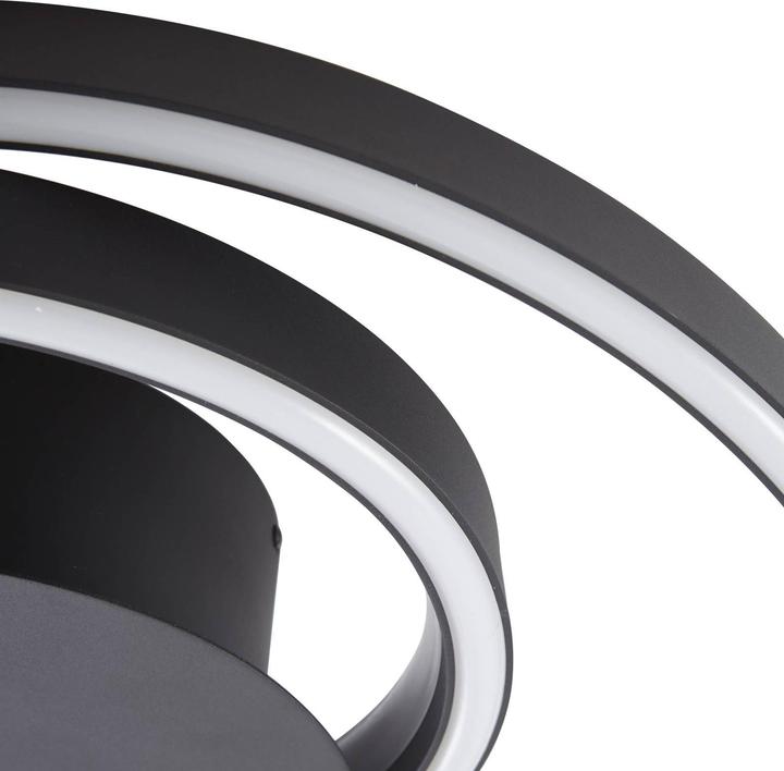 Produktbild Lindby Erlinik LED-Deckenleuchte, stepdim, schwarz (2200 lm)