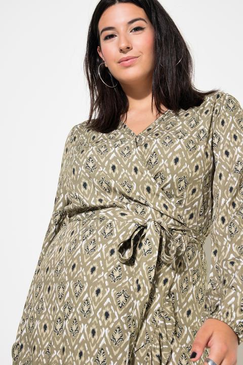 Produktbild Studio Untold Maxikleid, A-Line, Allover-Print, Wrap-Effekt (42, 44)