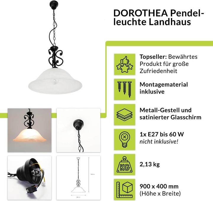 Produktbild Licht-Erlebnisse Dorothea (E27)