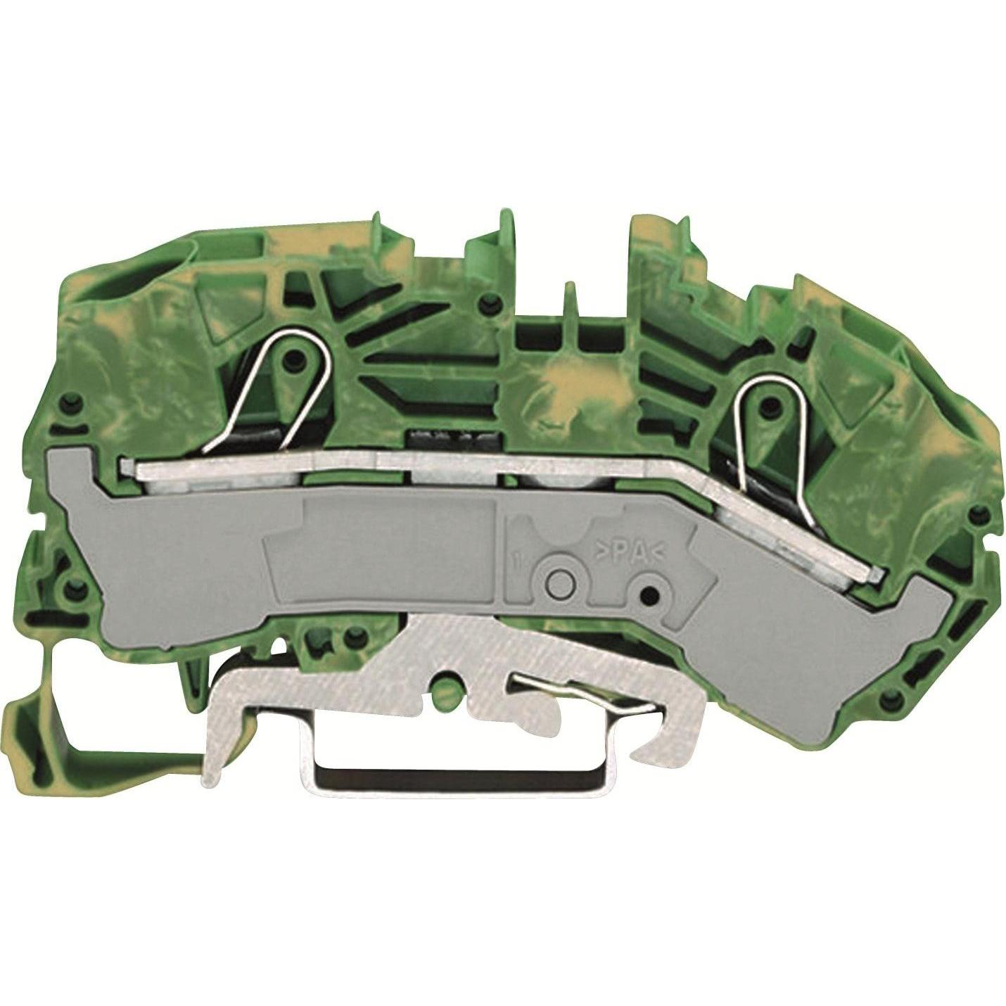 Wago 2x16mm earth terminal grn/yel, Elektronikzubehör + Gehäuse, Grün, Gelb