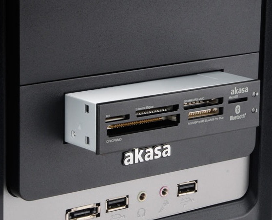 Actual product image Akasa Internal Card Reader AK-ICR-11 (USB 2.0)