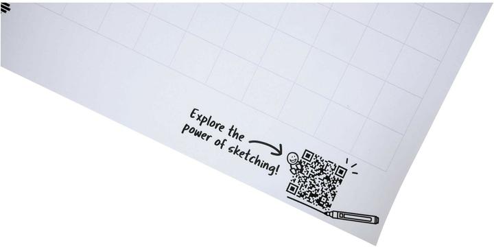 Actual product image Legamaster Flipchart pad 2x 50BL chequered in KA