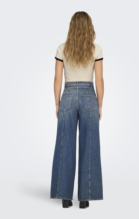 Actual product image Only ONLJOELLE Hohe Taille Weiter Beinschnitt Jeans Jeans mit weitem Bein (25)