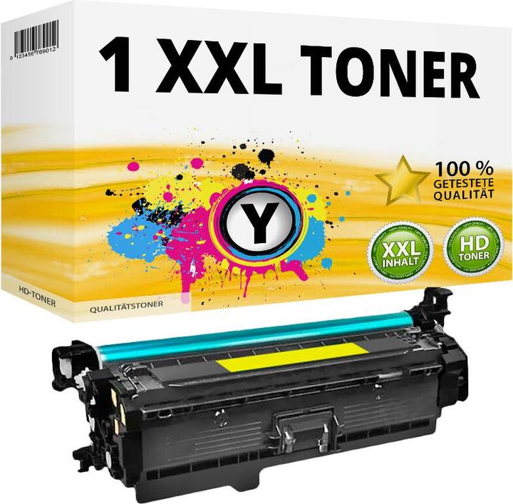 Produktbild Druckfuxx 1x TONER für HP 201X 201A Color LaserJet Pro M252dw M252n MFP M274n M277dw gelb