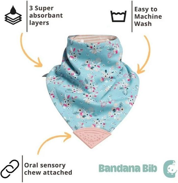 Produktbild Cheeky Chompers Medium Neckerchew Botanical Bloom