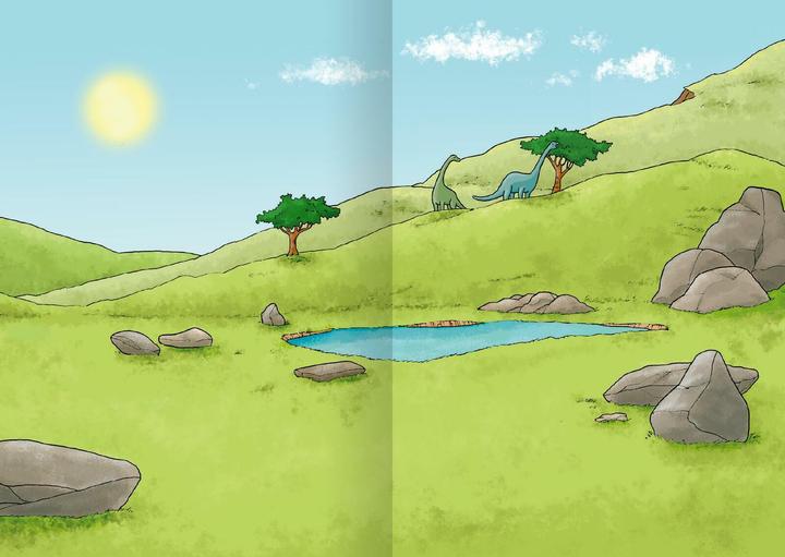 Produktbild MINI-Stickerheft – Dinosaurier