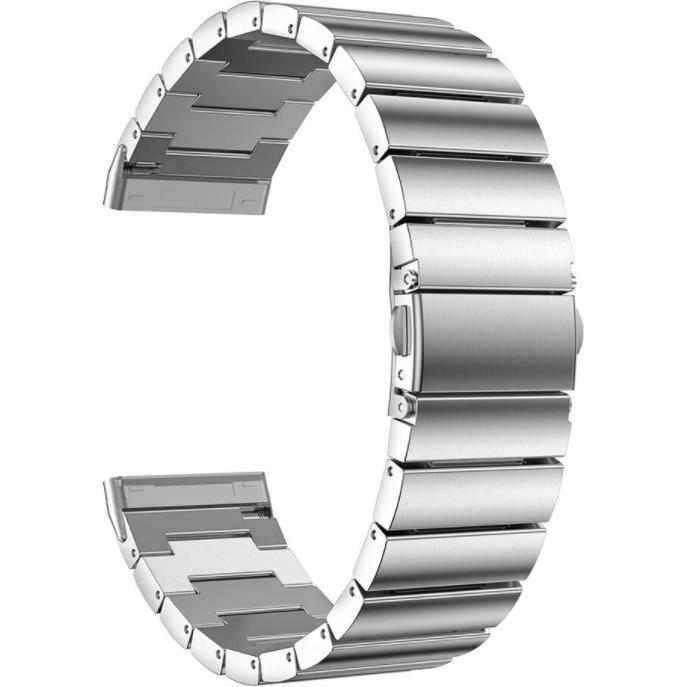 Thumbnail - Strap-it Armband (Edelstahl, Versa 3), Uhrenarmband, Silber