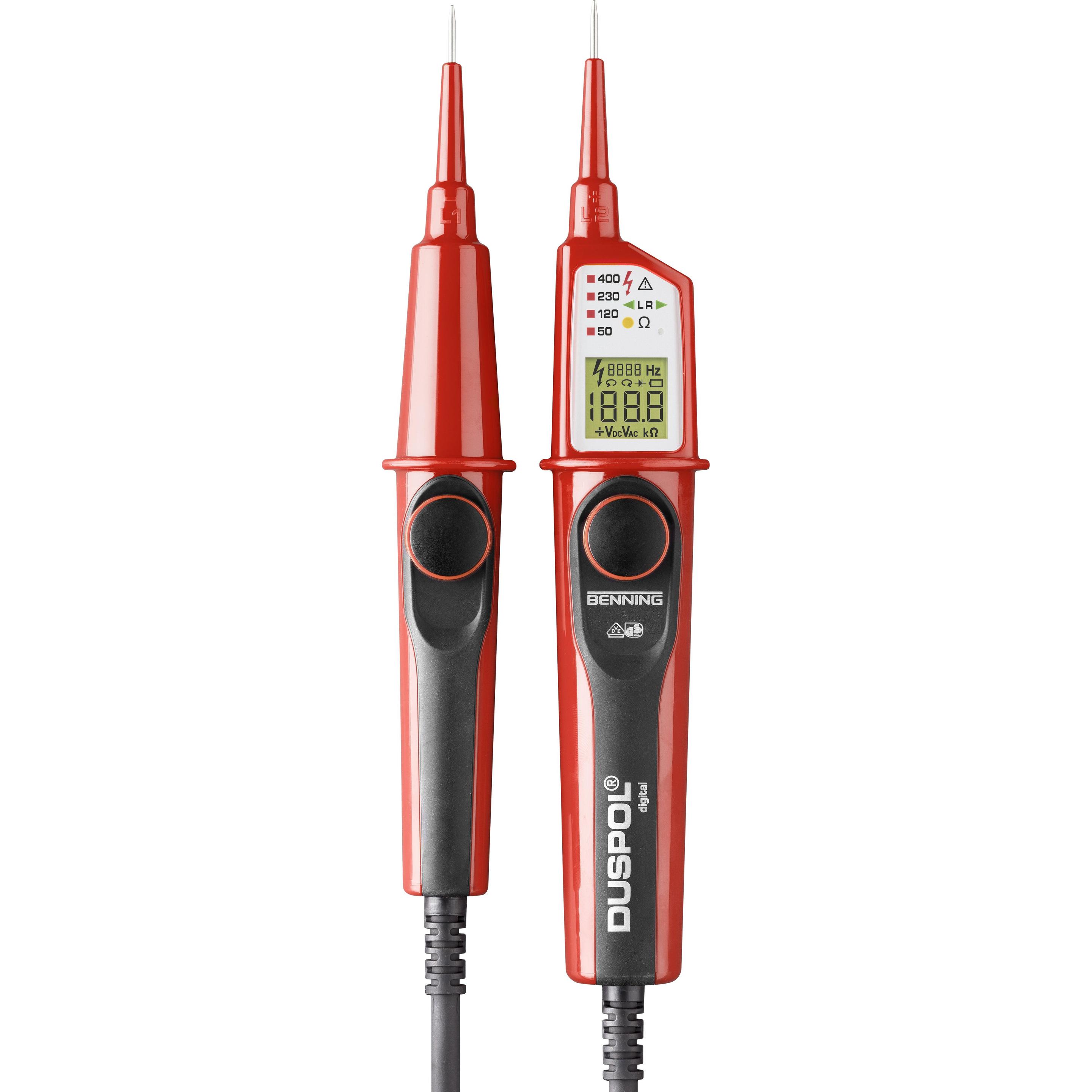Benning, Multimeter, Duspol Spannungsprüfer (CAT IV 600V, CAT III 1000V)