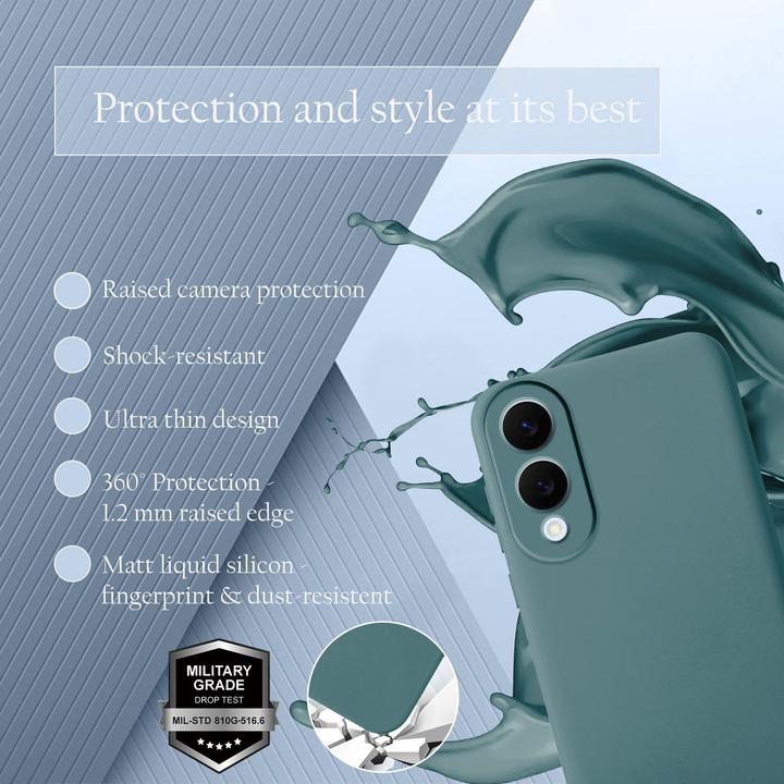 Image du produit Cadorabo Coque pour Samsung Galaxy S25 Edge TPU Liquid Silicone Case (Samsung Galaxy S25 Edge)