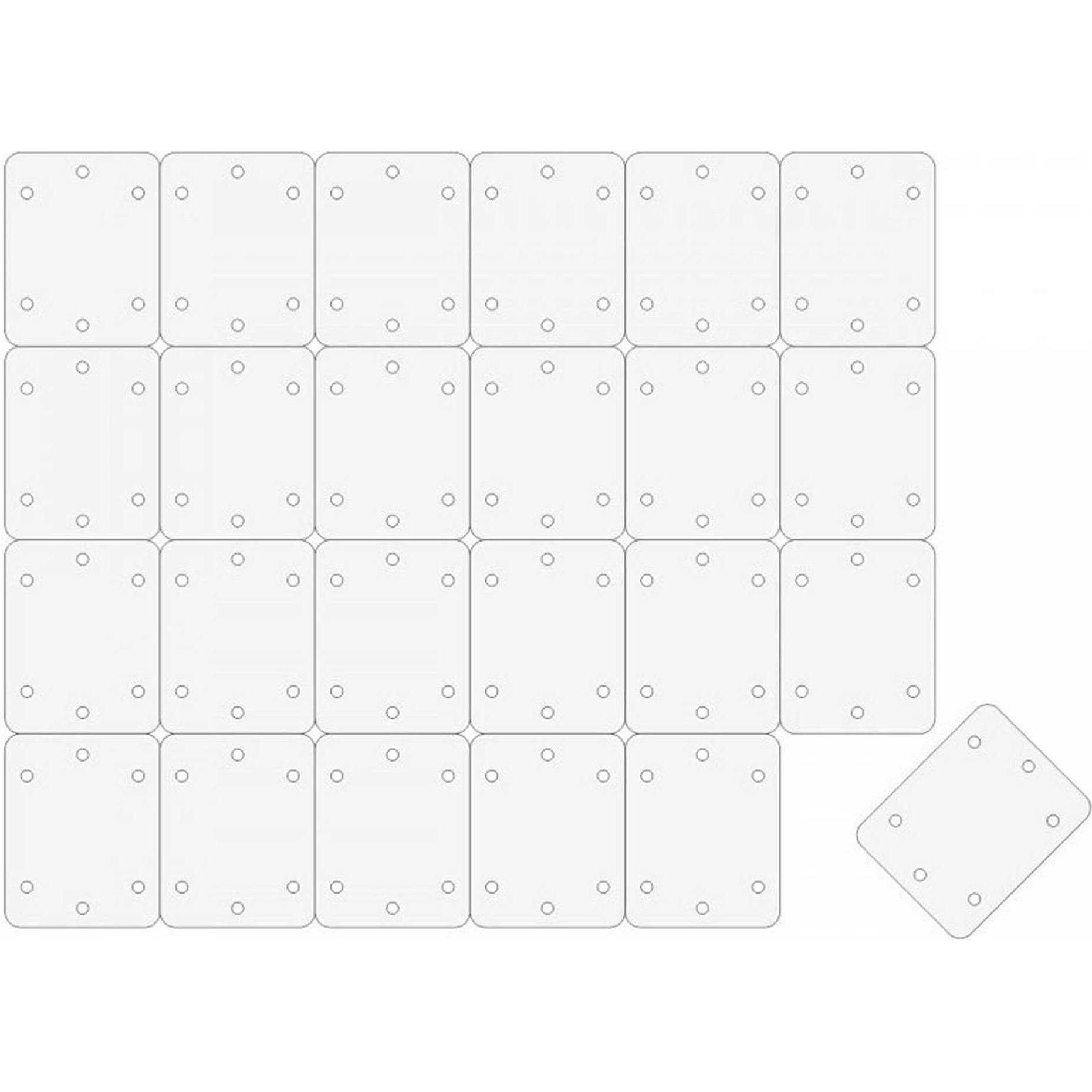 Thumbnail - Extron Modellbau Scharnierplättchen 25x20 mm, 24 St