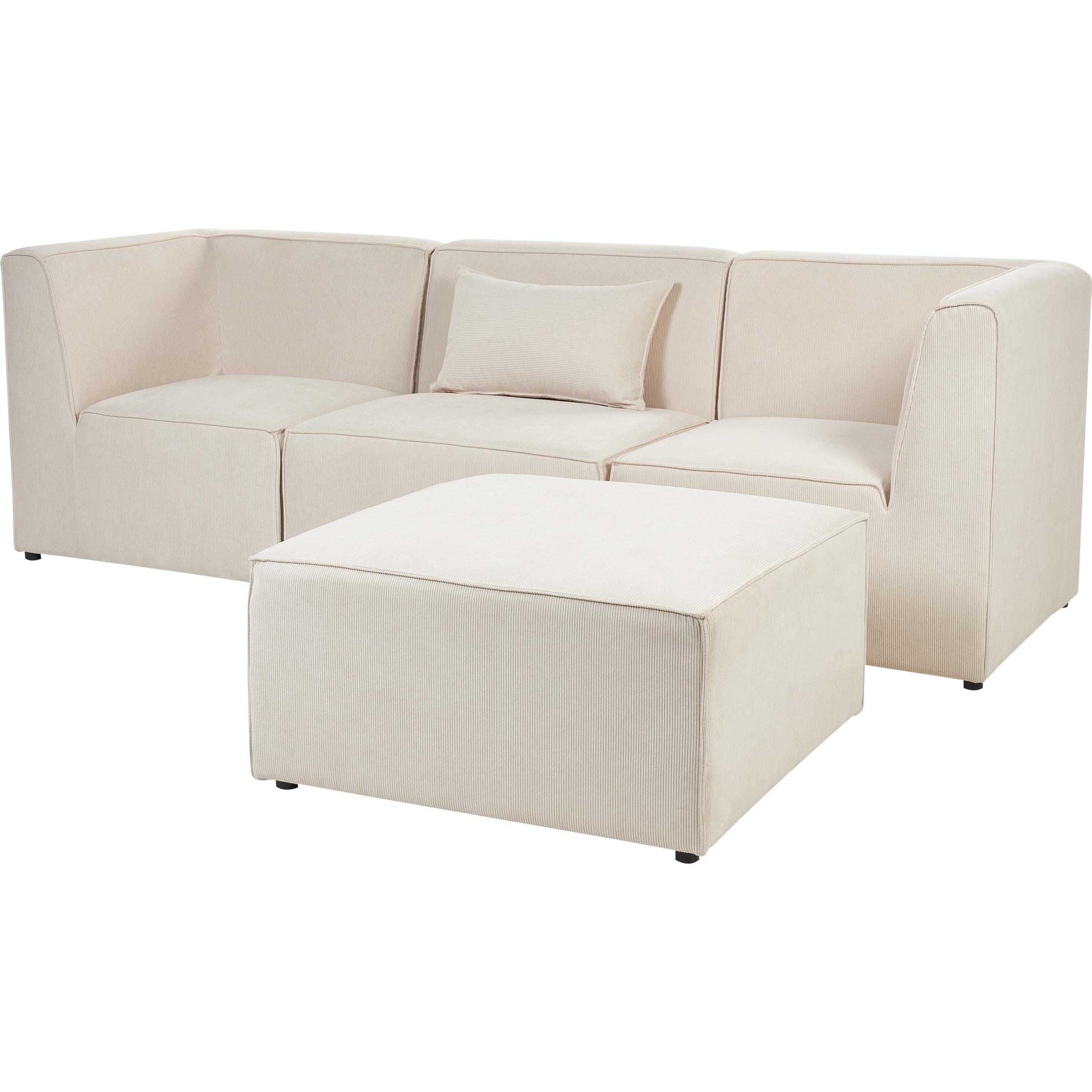 Beliani, Sofa, Lemvig (Ecksofa)