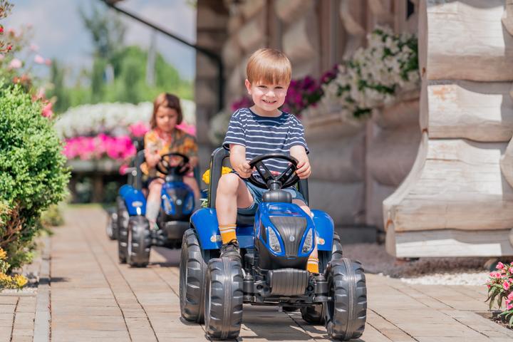 Immagine prodotto Falk Toys Trattore L per bambini con rimorchio