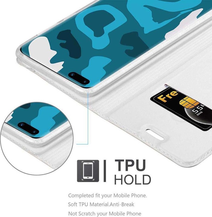 Actual product image Cadorabo Book Classy Style Cover (Huawei P40)