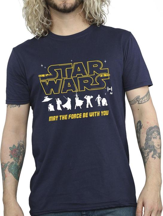 Produktbild Star Wars Silhouettes Force TShirt (4XL)