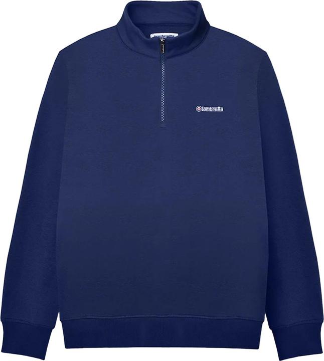 Immagine prodotto Lambretta Felpa Bordato Cerniera ad un quarto Uomo (4XL)