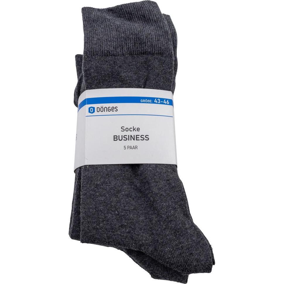 Thumbnail - Dönges, Socken, Baumwollsocke Business, grau, Grösse 43-46, Grau, (43 - 46)
