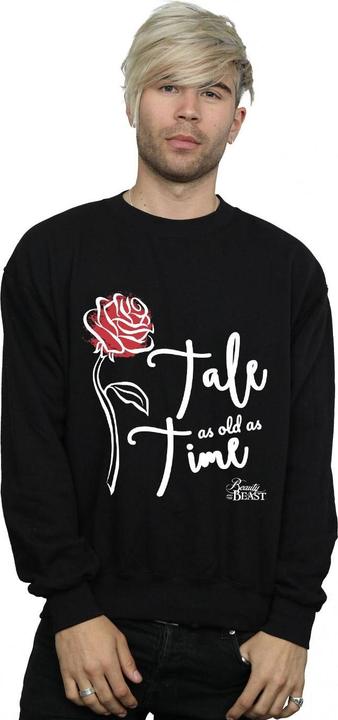 Actual product image Disney Mens Tale As Old As Time Rose Sweatshirt (XL)