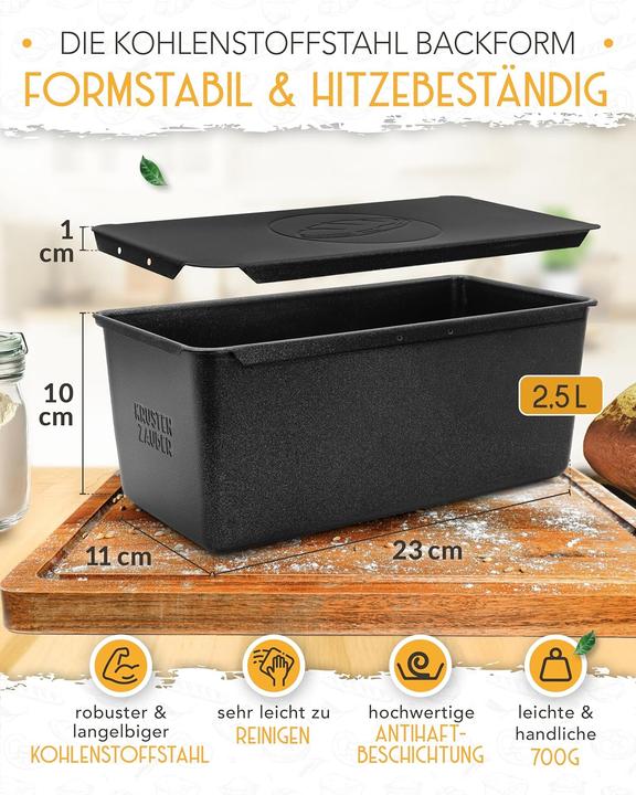 Produktbild Krustenzauber Brotbackform mit Deckel