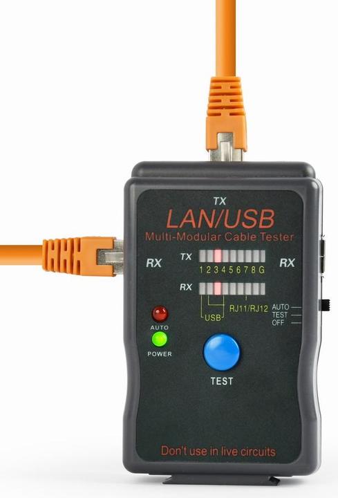 Actual product image Gembird Cablexpert NCT-2 Network Cable Tester