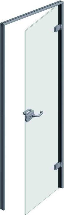 Längle Glas-System Partition wall system LÄNGLE Office door set G (245 cm, 110 cm)