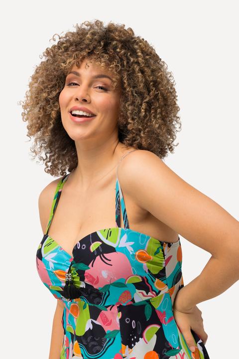 Produktbild Ulla Popken Badekleid, Früchte, Softcups, Quaste, recycelt (48)
