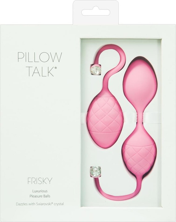 Actual product image Pillow Talk Frisky Love Balls-Pink
